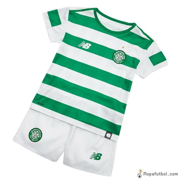 Camiseta Celtic Replica Primera Ropa Conjunto De Niños 2018/19 Verde